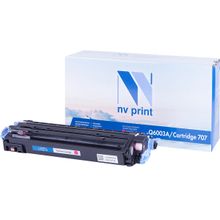 Картридж NVP совместимый HP Q6003A Canon 707 Magenta для LaserJet Color 1600 2600n 2605 2605dn 2605d