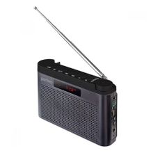 Радиоприемник Perfeo ТАЙГА УКВ FM, MP3, AUX, аккумулятор, серый (PF_C4941)