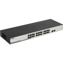 Коммутатор D-Link    DGS-1210-26   F1A    Управляемый коммутатор (24UTP 1000Mbps + 2SFP)