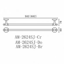 Art&Max Полотенцедержатель Antic Crystal AM-2624SJ-Br