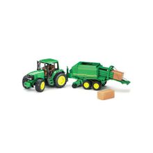 Bruder (Брудер) Трактор John Deere 6920 с кормовым прицепом, Bruder (Брудер)