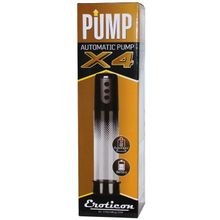 Автоматическая вакуумная помпа Eroticon PUMP X4 черный с серым