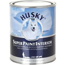 Хаски Super Paint Interior 900 мл белоснежная до –20°С