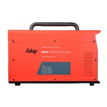 FUBAG Инвертор сварочный INTIG 400 T W AC DC PULSE + горелка FB TIG 26 5P 4m