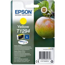 Картридж EPSON  (C13T12944012) для  SX420W BX305F, желтый