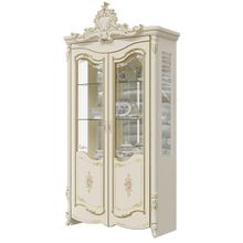 Мэри-Мебель Шкаф 2-х дверный Шейх ГШ-04 цвет слоновая кость ID - 292798