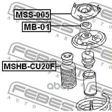 Пыльник Амортизатора | Перед Прав Лев | Mitsubishi Lancer Lancer Cedia Cs Ct# 2000.03-2009.08 [Jpn] Febest арт. MSHBCU20F