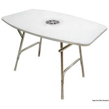 Osculati Rectangular Folding Deck Table, 48.354.10