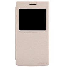 Чехол - книжка Nillkin для OnePlus One Sparkle Leather Case (Beige)