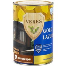 Veres Gold Lazura 900 мл дуб темный