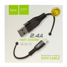 USB-кабель HOCO U54, 1.2 метр для iPhone 5 6 черный