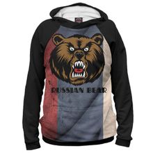 Худи Я-МАЙКА Триколор - Суровый русский Медведь