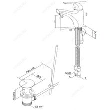 Am.Pm Смеситель Sense F7582100 для раковины