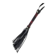 Чёрно-красная плеть BLAZE FLOGGER - 43 см. (113959)