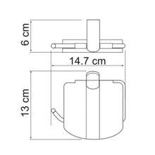 WasserKRAFT Держатель туалетной бумаги Berkel K-6825