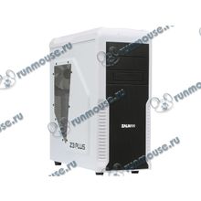 Корпус Miditower Zalman "Z3 Plus White", ATX, бело-черный (без БП) [132469]