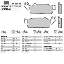 BREMBO Тормозные колодки BREMBO 07HO41SA