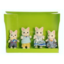 Sylvanian Families Набор "Семья кошек", артикул P3143 (унисекс)