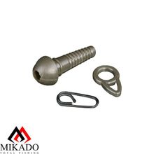 Клипса для карповых грузил Mikado (коричневый) AMC-9057-07 (5 шт.)