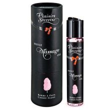 Массажное масло с ароматом сладкой ваты Plaisir Secret Huile de Massage Gourmande Barbe à Papa 59мл