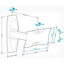 HOLDER LCDS-5063 черный глянец