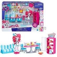 MY LITTLE PONY (Hasbro) My Little Pony B8824 Equestria Girls Игровой набор мини-кукол Пижамная вечеринка B8824