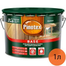 ПИНОТЕКС База защитная грунтовка по дереву (1л)   PINOTEX Base защитный грунт для дерева (1л)