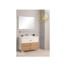 Акватон Мебель для ванной Стамбул 105 (эбони светлый) - Зеркало Стамбул 105