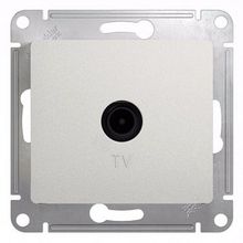 Розетка TV GLOSSA, проходная, перламутр |  код. GSL000692 |  Schneider Electric