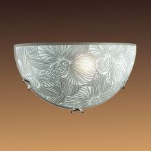 Бра настенное FULIA хром белый декор E27 100W 220V арт.077