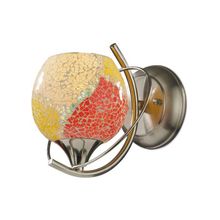 Odeon Light 2096 1W MOSAIC ODL11 328 мозаик   жёлто-красный E14 1x60W