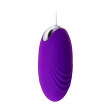 Фиолетовое виброяйцо A-Toys - 6,5 см. Фиолетовый