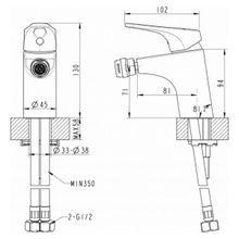 Смеситель для биде Bravat Drop D F348162C