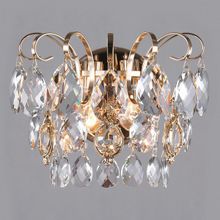 Eurosvet Crystal 10081 2 золото прозрачный хрусталь Strotskis