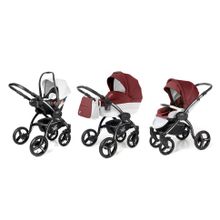 Коляска 3 в 1 Esspero Grand I-Nova (шасси Black) - Cherry leatherette
