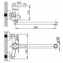 Смеситель Milardo Magellan MAGSBLCM10