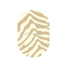 Российский ковер Шагги Ультра s604_beige_oval, 2.5 x 4.5