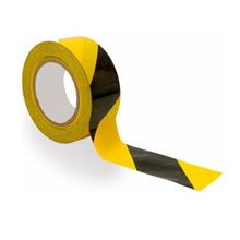 Лента для разметки ЭКОНОМ желто-черная 50мм х 50м