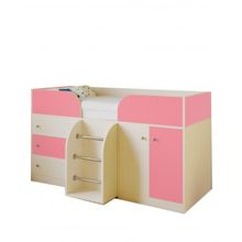 РВ мебель Астра 5 дуб молочный розовый