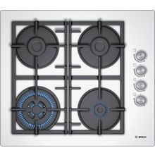 Встраиваемая газовая варочная панель Bosch POH6C2O90R белый