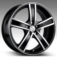 Колесные диски Racing Wheels H-412 7,5R18 5*100 ET25 d73,1 BK F P [85620582981]