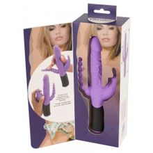 Сиреневый тройной вибратор Triple Vibrator - 22,2 см. (234725)