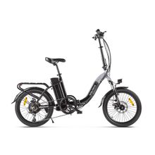Велогибрид VOLTECO FLEX UP! черно-серый-2201