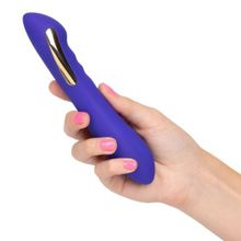 Фиолетовый вибратор с электростимуляцией Intimate E-Stimulator Petite Wand - 18,5 см. (190113)