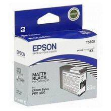 Картридж  Epson (C13T580800) для Stylus Pro 3800 (80 мл) Черный матовый