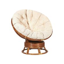 ПМ: Tetchair Кресло-качалка "PAPASAN" w 23 01 B   без подушки   + Матрац для кресла "Папасан"
