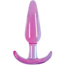 NS Novelties Гладкая фиолетовая анальная пробка Jelly Rancher T-Plug Smooth - 10,9 см. (фиолетовый)