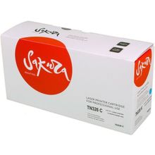 Картридж SAKURA TN326C для Brother HL-8250, DCP-8450, MFC-8650, синий, 3 500к.