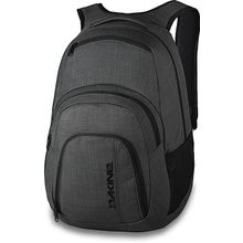 Темно-серый стильный городской рюкзак Dakine Campus 33L Carbon для мужчин с отделением для ноутбука 14 объемом 33 л