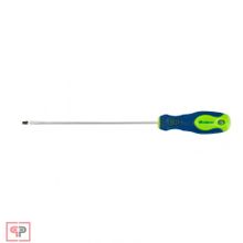 СИБРТЕХ Отвертка, SL3 х 150 мм, CrV, двухкомпонентная рукоятка Сибртех